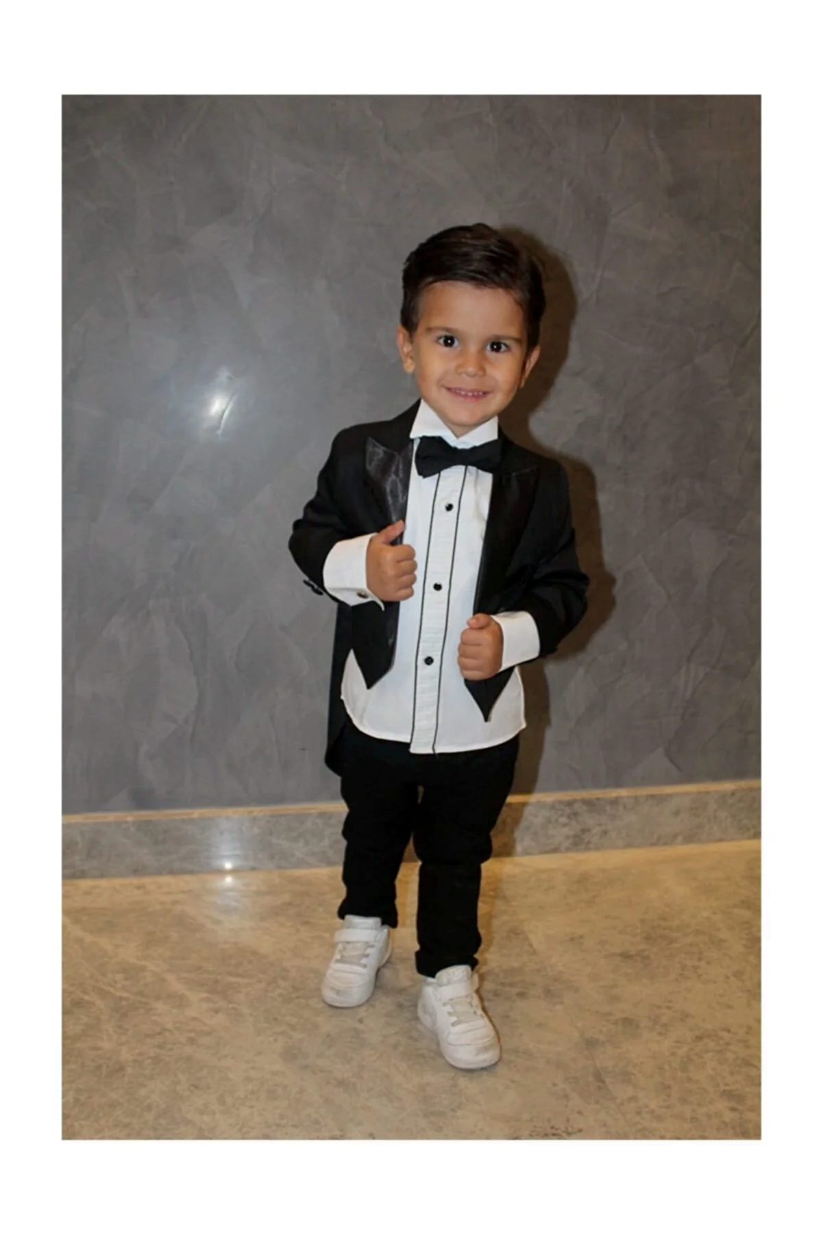 Çocuk Siyah Frak Smokin