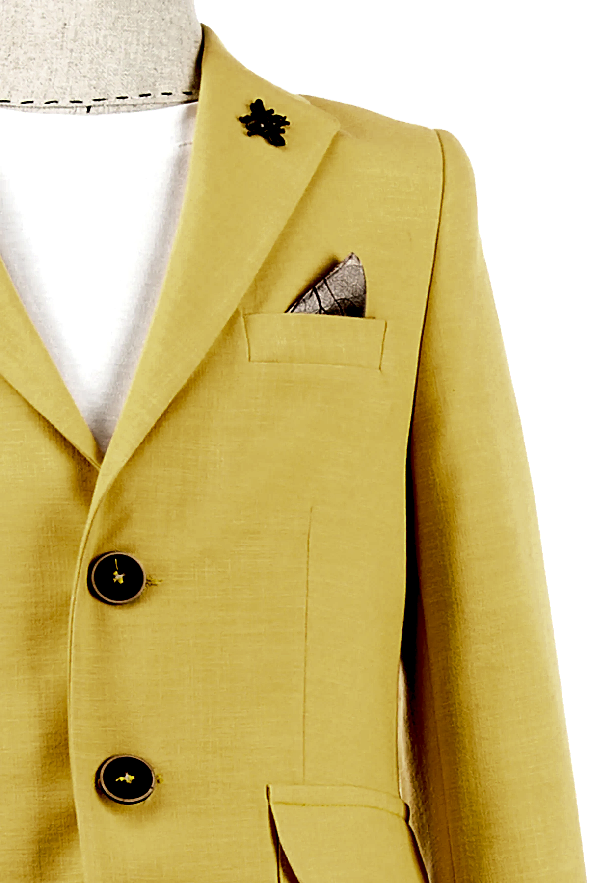 Sarı Keten Erkek Çocuk Takım Elbise | 1-14 Yaş Yazlık Şık Set (Kopya)