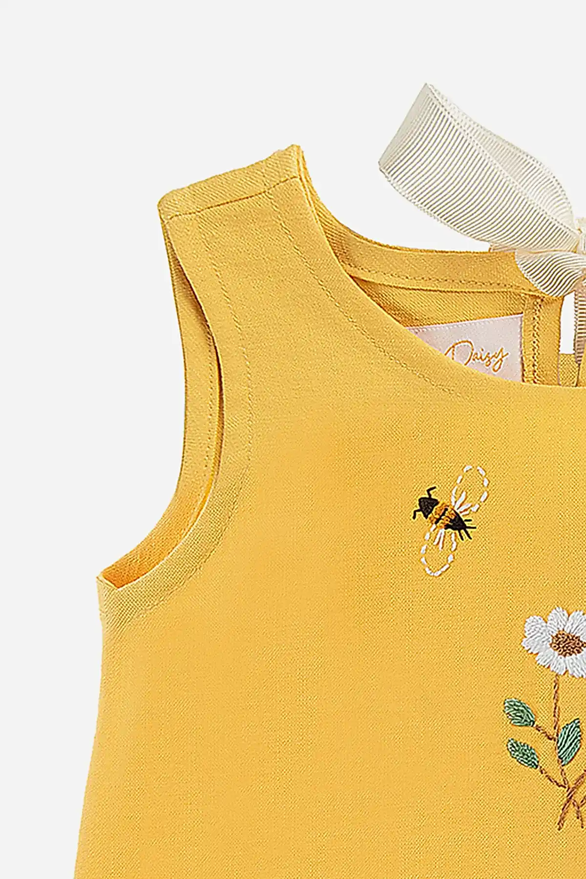 Kız Çocuk El Nakışlı Yazlık Elbise Renkli 9Ay-5Yaş