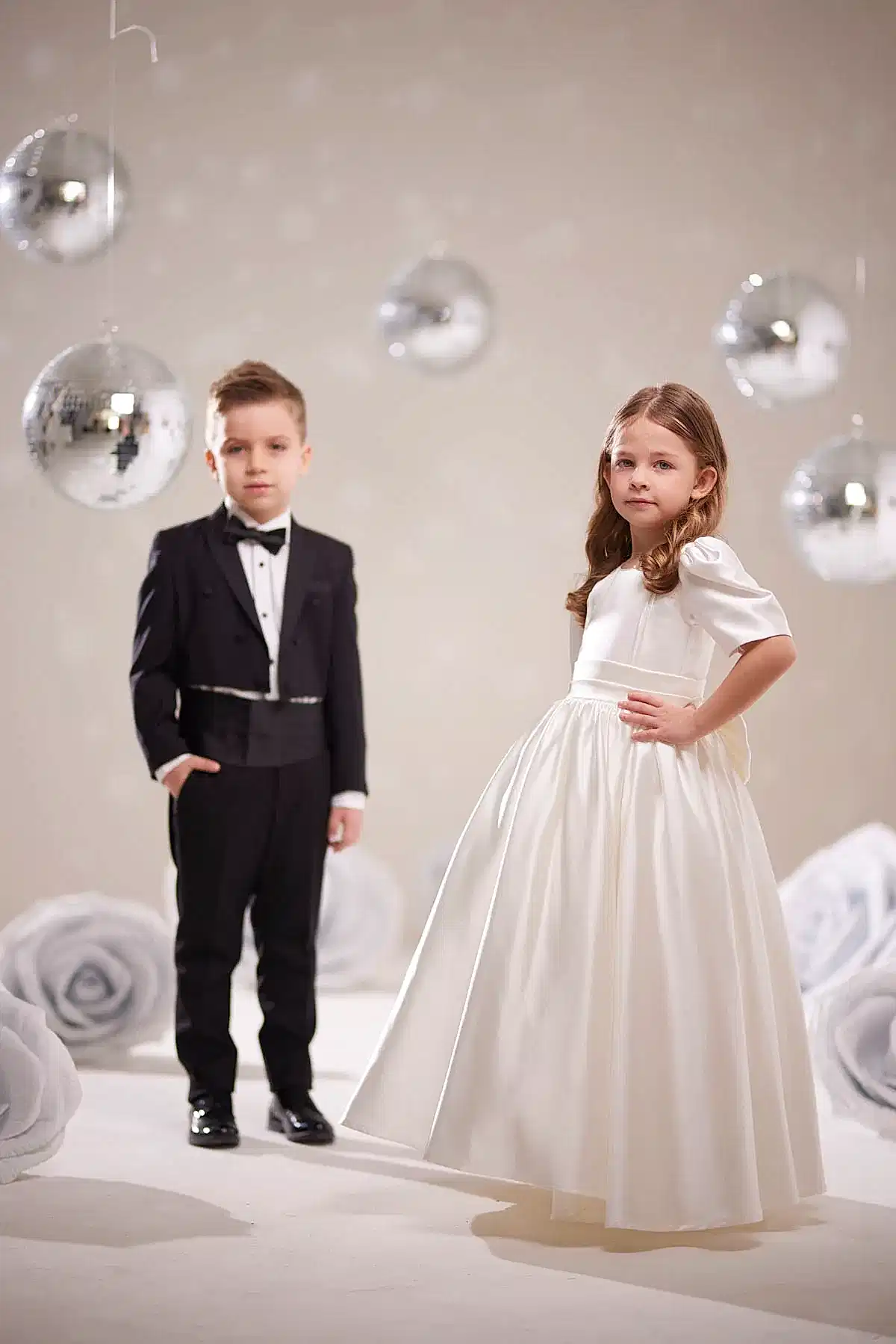 Çocuk Siyah Frak Smokin Takım Elbise