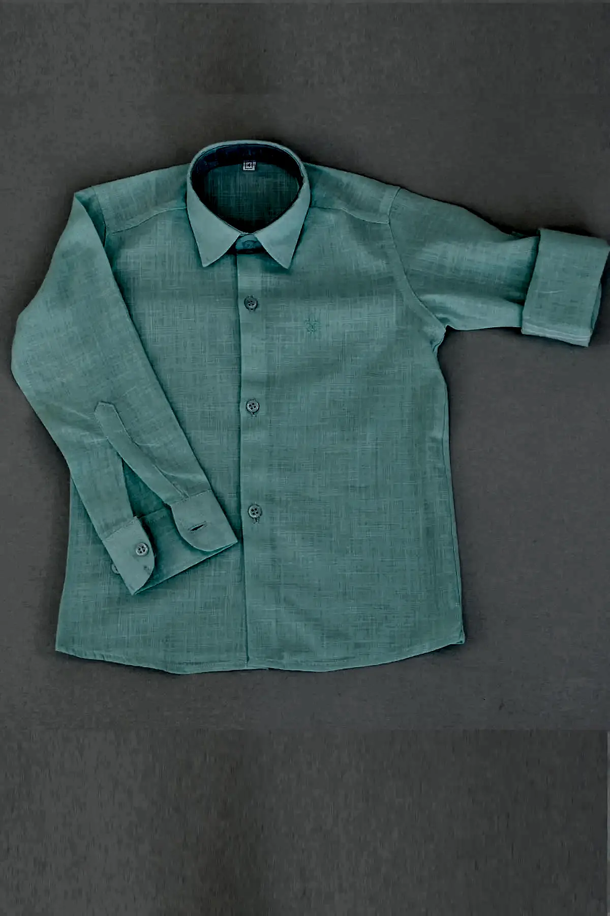 Açık Yeşil Erkek Çocuk Gömleği