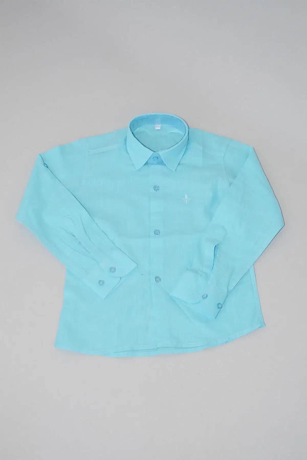 Turkuaz Erkek Çocuk Gömleği
