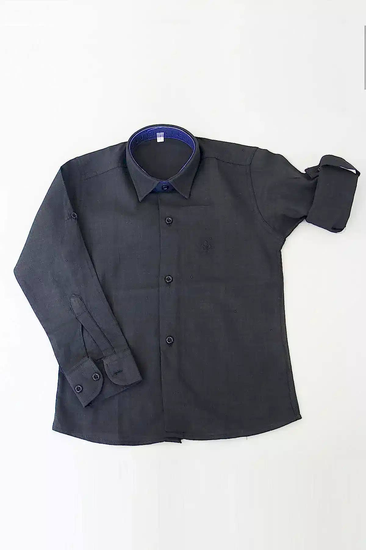 Siyah Erkek Çocuk Gömleği