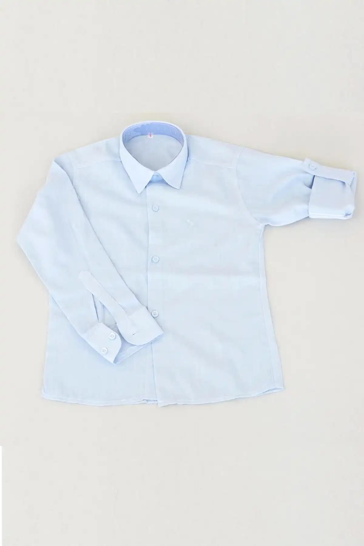 Bebe Mavisi Erkek Çocuk Gömleği