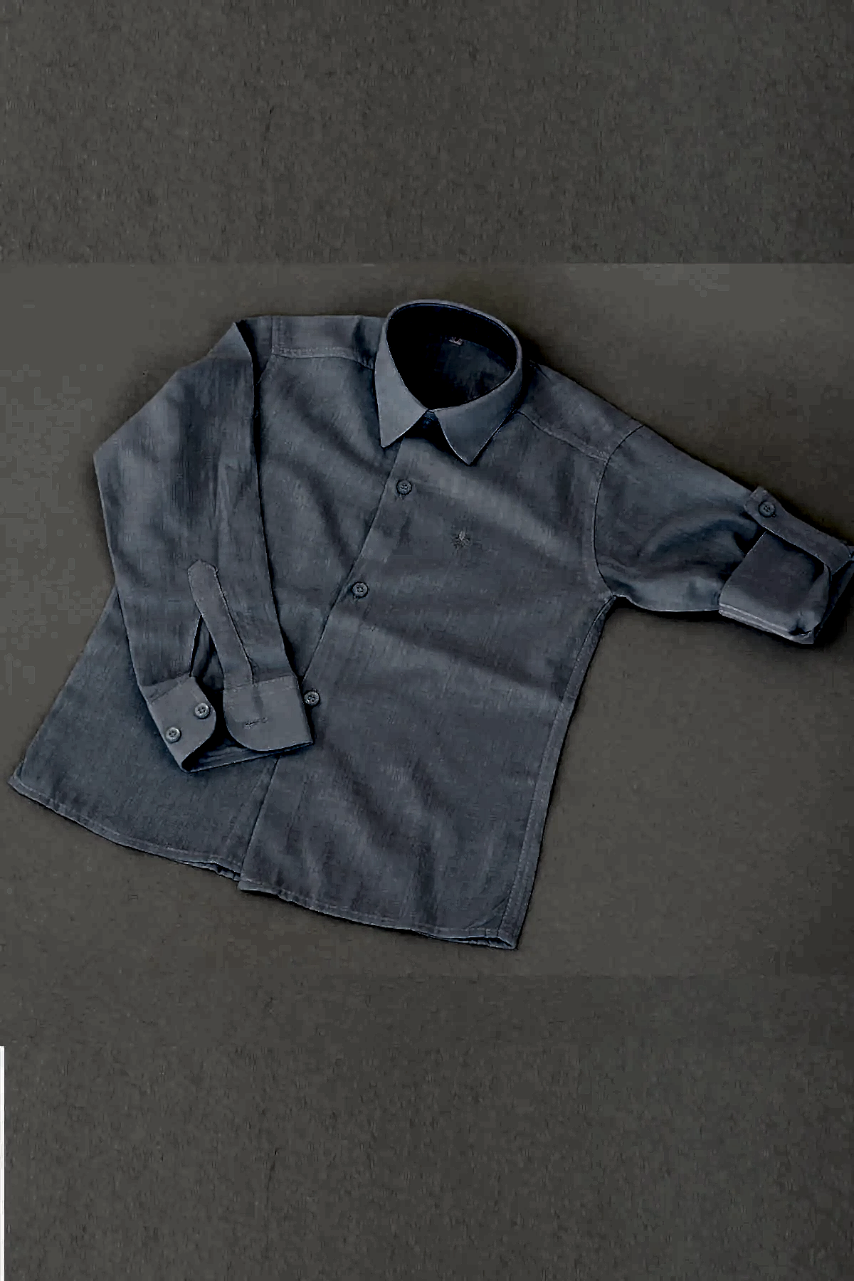 Bebe Mavisi Erkek Çocuk Gömleği