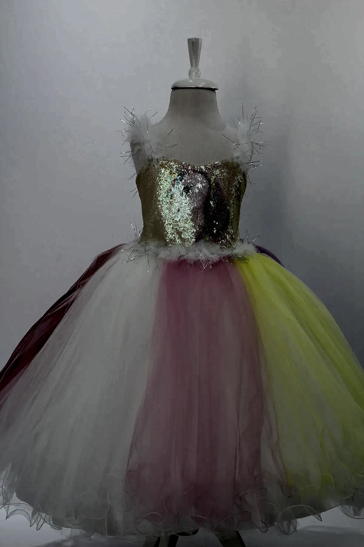 Unicorn Baskılı Elbise