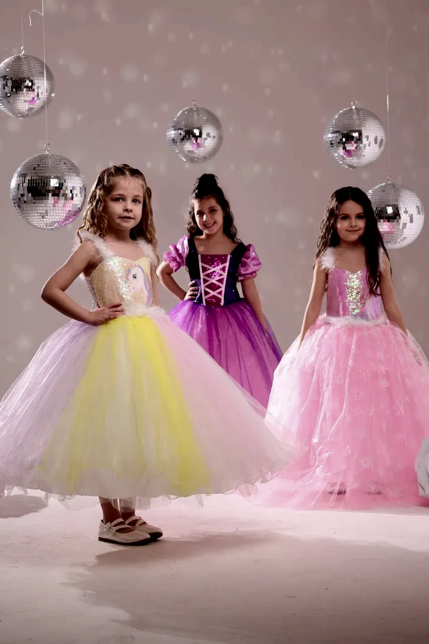 Unicorn Baskılı Elbise