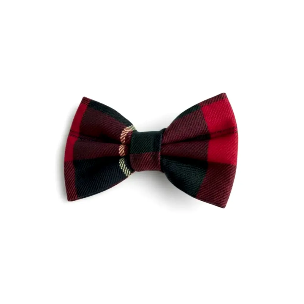 Erkek Çocuk Ekose Papyon – Şık & Klasik Özel Gün Aksesuarı