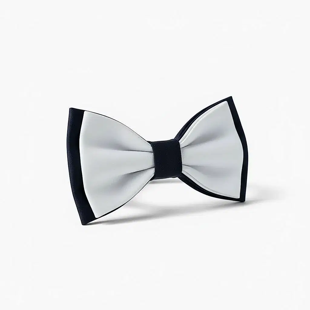 Lacivert & Beyaz Erkek Çocuk Papyon – Klasik ve Premium Şıklık